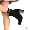 Botín Paloma con tacón alto