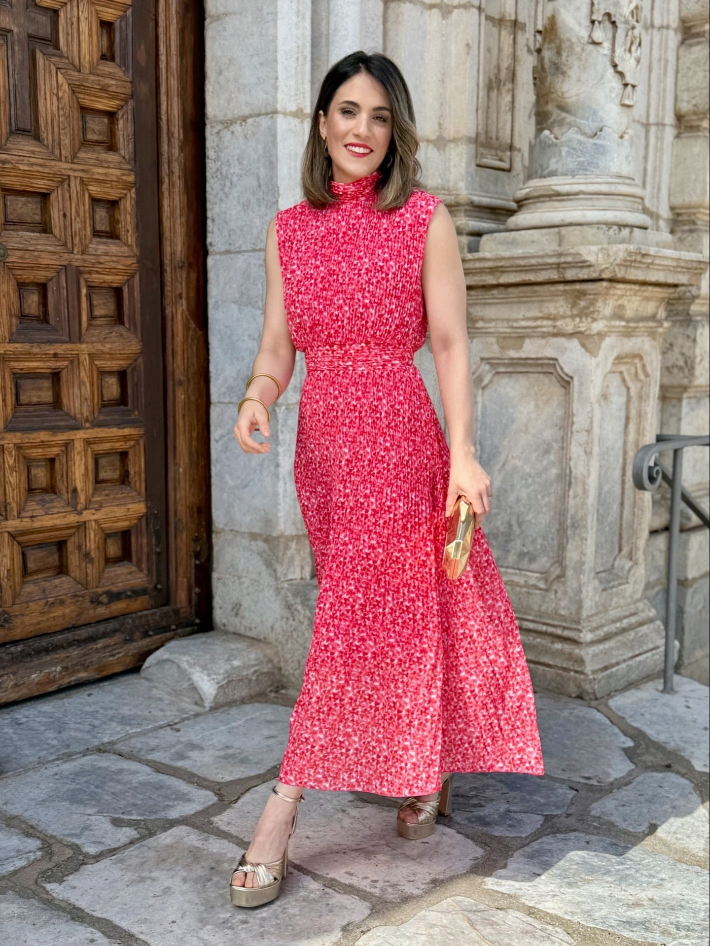 Vestido midi de gasa  | Louvre