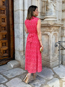 Vestido midi de gasa | Louvre - Alalá Moda Mujer