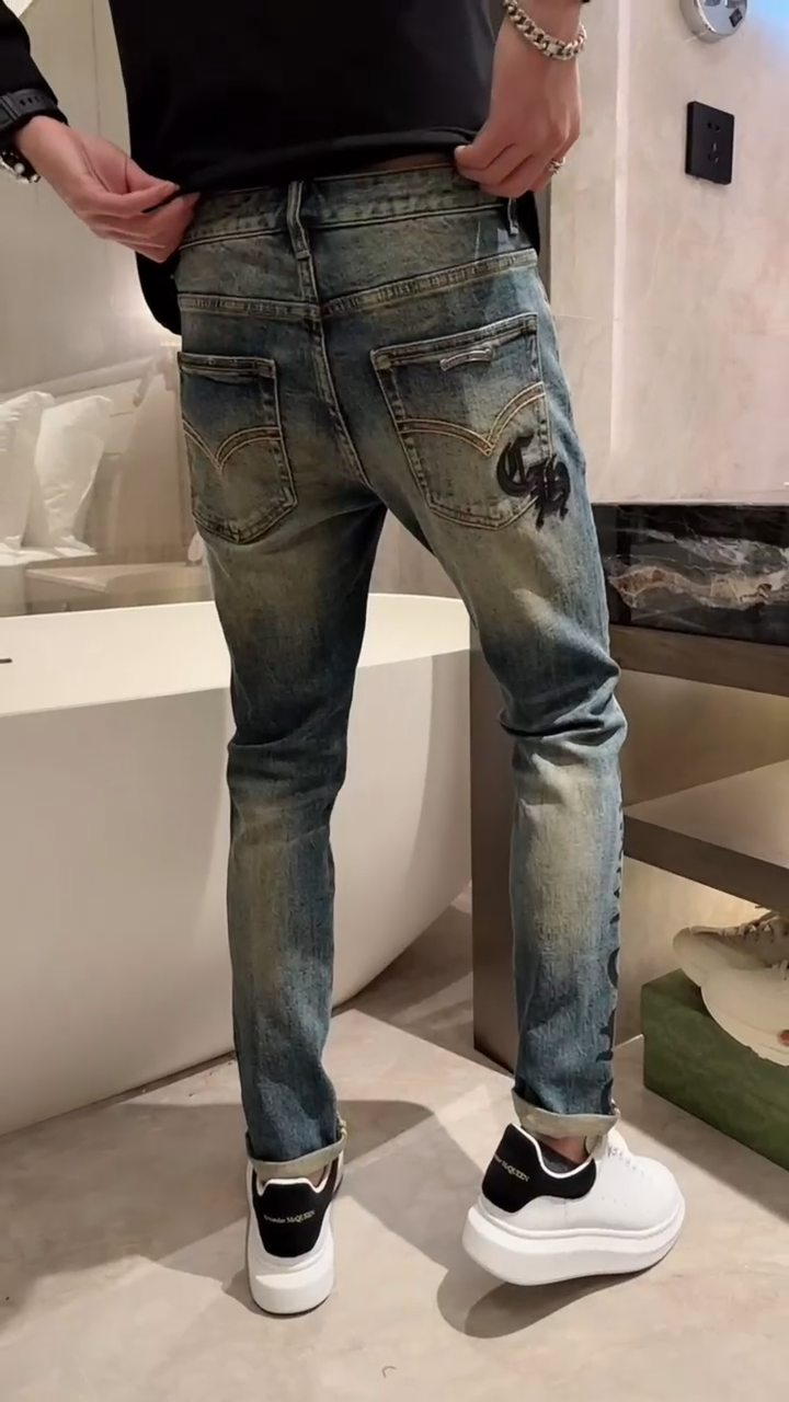 Vaquero Casual Estampado Luy