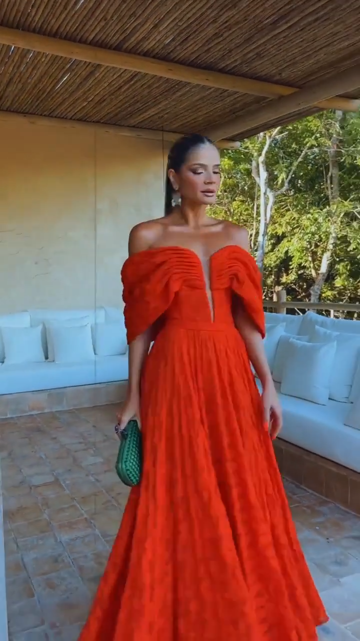 Vestido Largo Mariposa