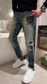 Vaquero Casual Estampado Luy