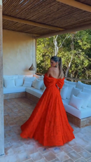 Vestido Largo Mariposa