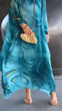 Vestido Vaporoso Estampado