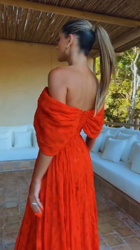 Vestido Largo Mariposa