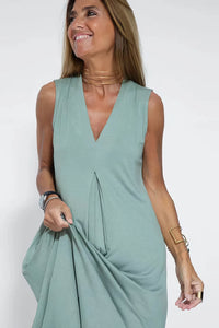 Vestido largo elegante + cárdigan a juego DE REGALO - TU ESENCIA